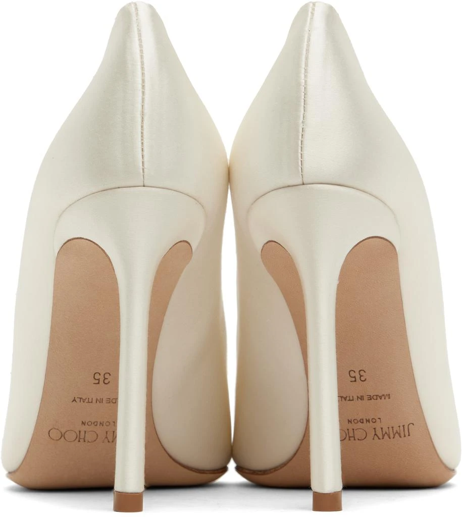 Jimmy Choo White Romy 100 Heels 2