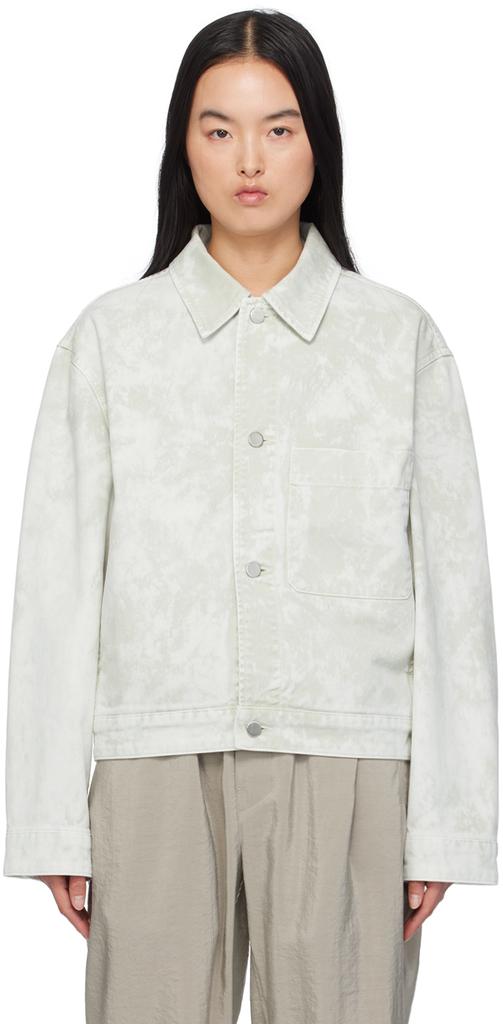 Shop White Boxy Denim Jacket on Sale at BeyondStyle – Get 60