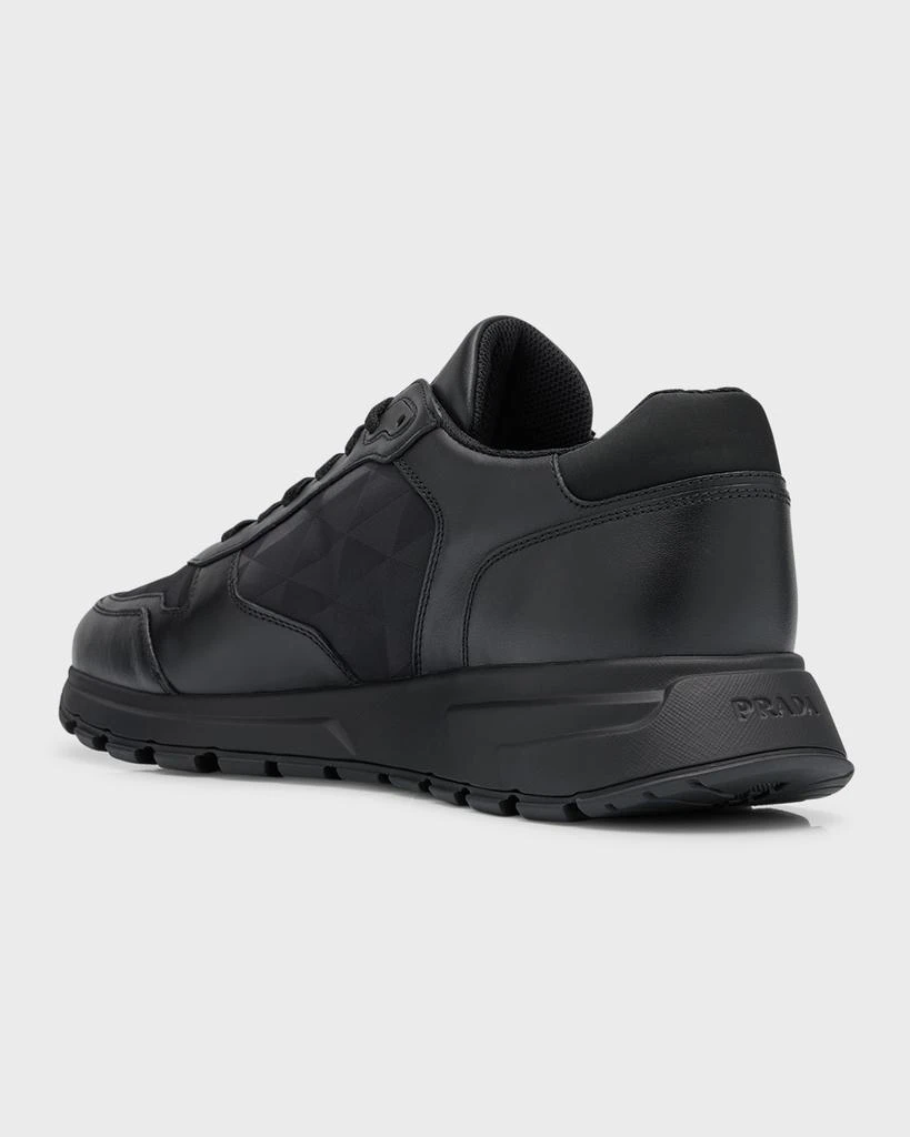 Prada Men's Prax Triangle Logo Runner Sneakers 4