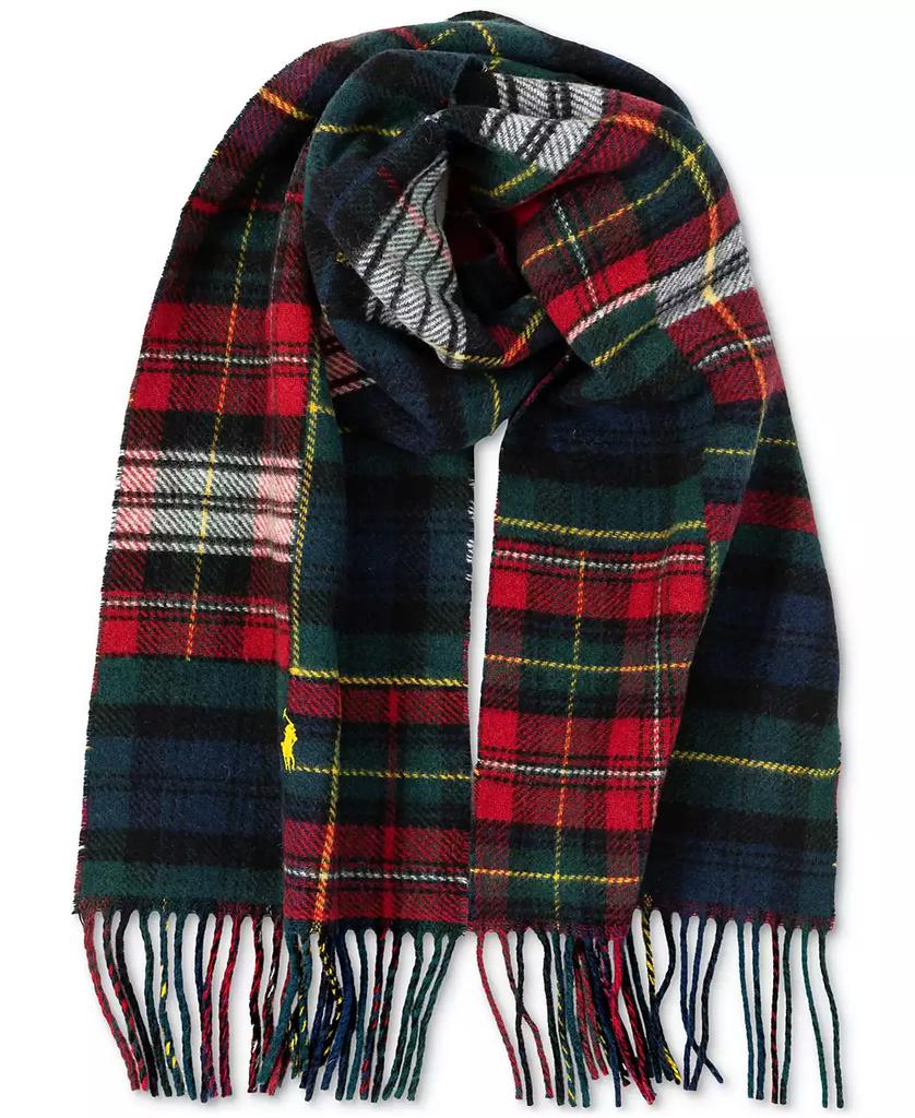 Ralph Lauren Men's Patchwork Plaid Scarf