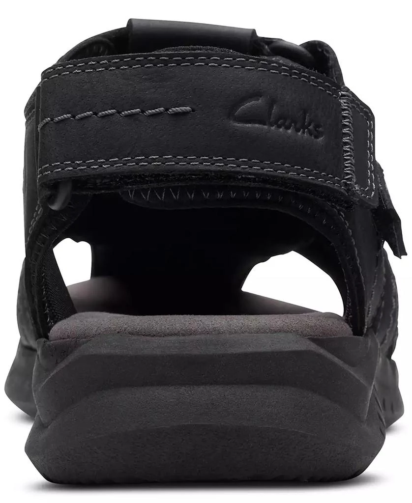 Clarks Men's Walkford Fish Tumbled Leather Sandals 2