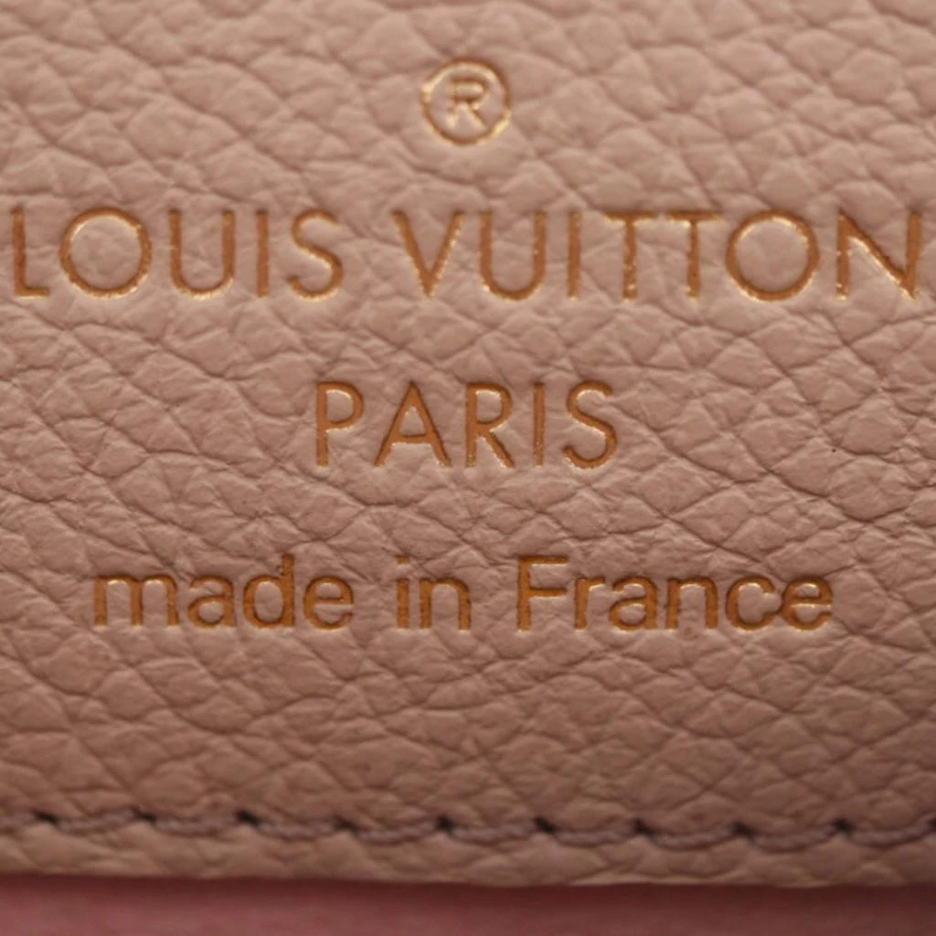 Louis Vuitton Louis Vuitton Gray Leather Lockme Ever MM Top Handle Bag 8