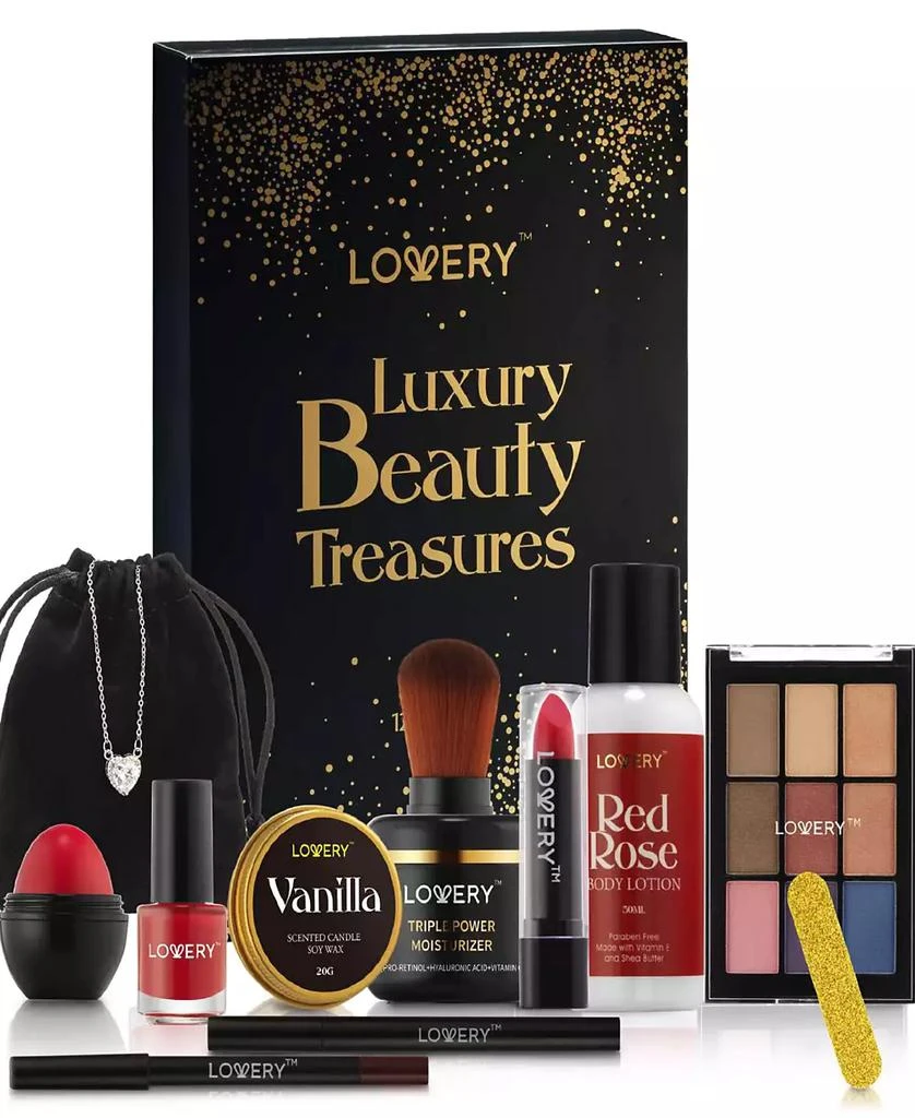 Lovery 13-Pc. Luxury Beauty Treasures Body Care & Makeup Gift Set 1