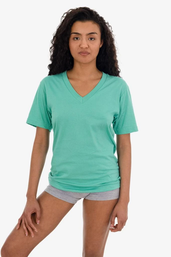 Los Angeles Apparel 24056 - Fine Jersey V-Neck T-Shirt 17