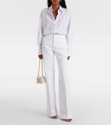 Dolce 
Gabbana Embroidered cotton poplin shirt 2