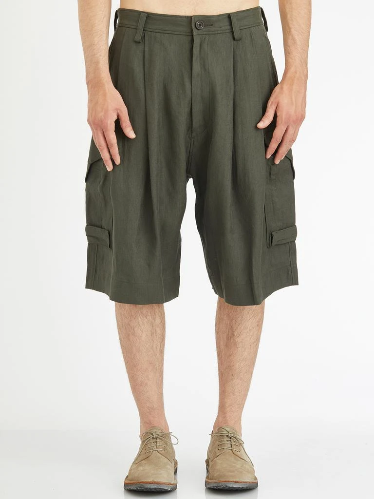 Ziggy Chen CARGO BERMUDA SHORTS IN HEMP 1
