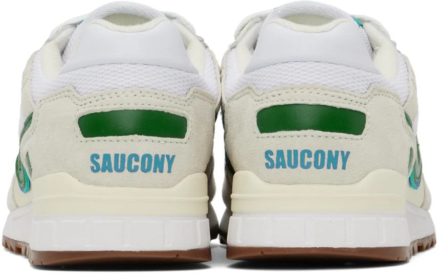 Saucony White & Green Shadow 5000 Premium Ivy Prep Sneakers 2