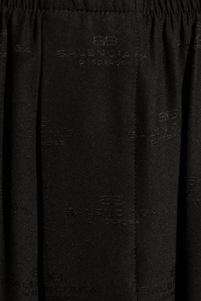 Balenciaga Balenciaga Logo Detailed Pleated Trousers 4