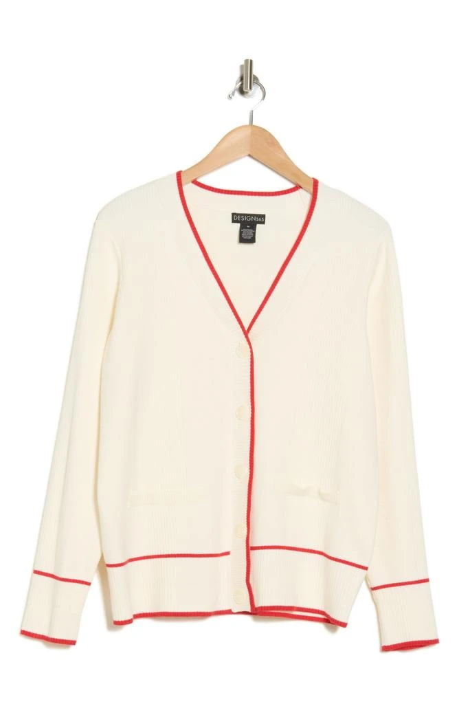 Design History Tipped Cardigan 3