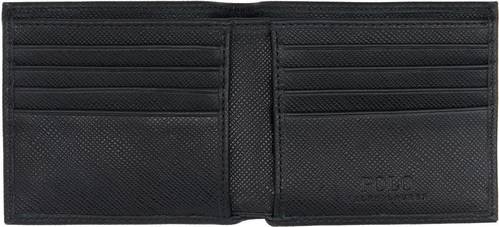 Ralph Lauren Black Saffiano Leather Billfold Wallet 3