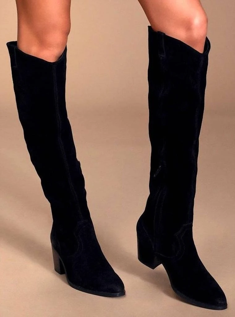 Sbicca Sbicca - Izzy Suede Upper High Bootie 1