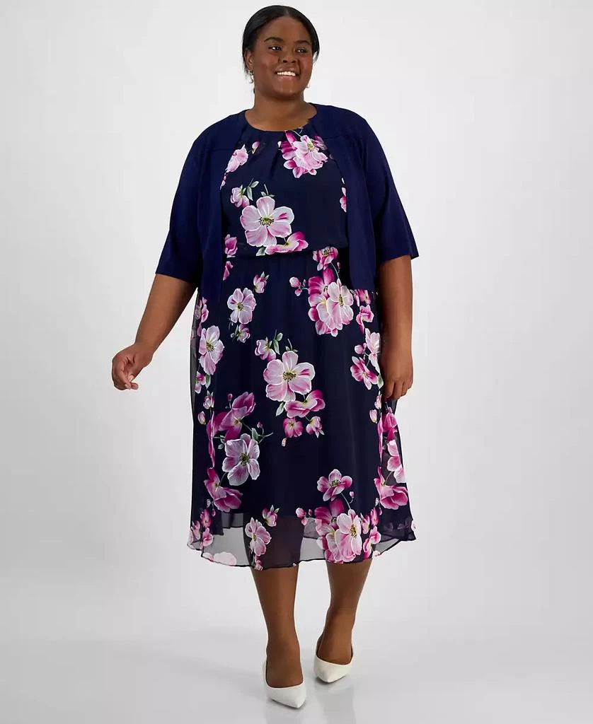 Robbie Bee Women's Plus Size Solid Shrug 1