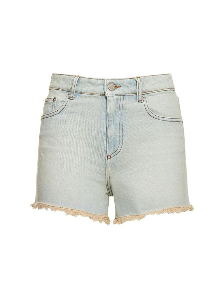 AMI PARIS Cotton Denim Shorts 1