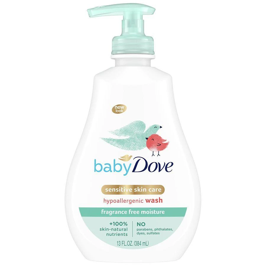 Dove Sensitive Skin Care Wash Fragrance Free 1