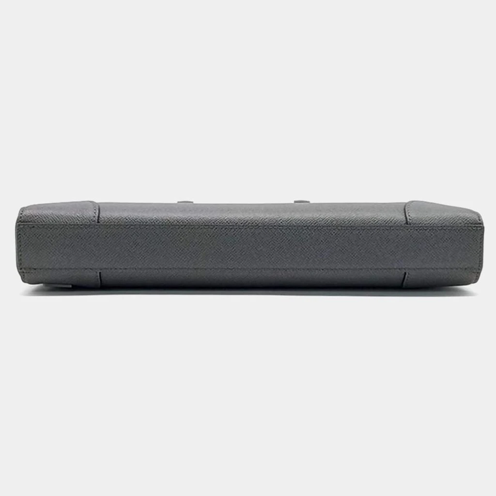 Louis Vuitton Louis Vuitton Grey Taiga Leather Slim Briefcase Bag 3