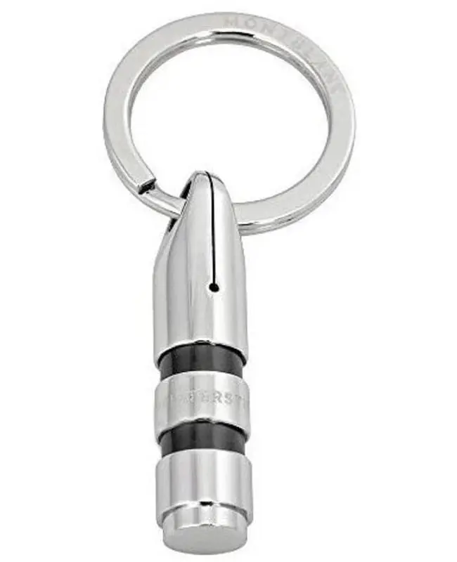 Montblanc Meisterstuck 90 Years Nib-Shaped Black PVD Steel Keychain M111304
