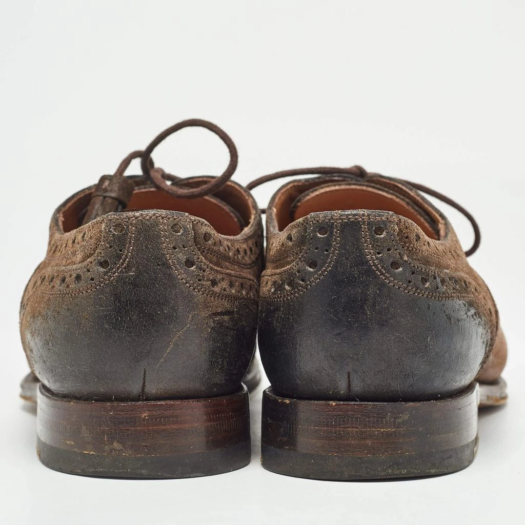 Gucci Gucci Brown Suede Brogue Oxfords Size 36.5 5