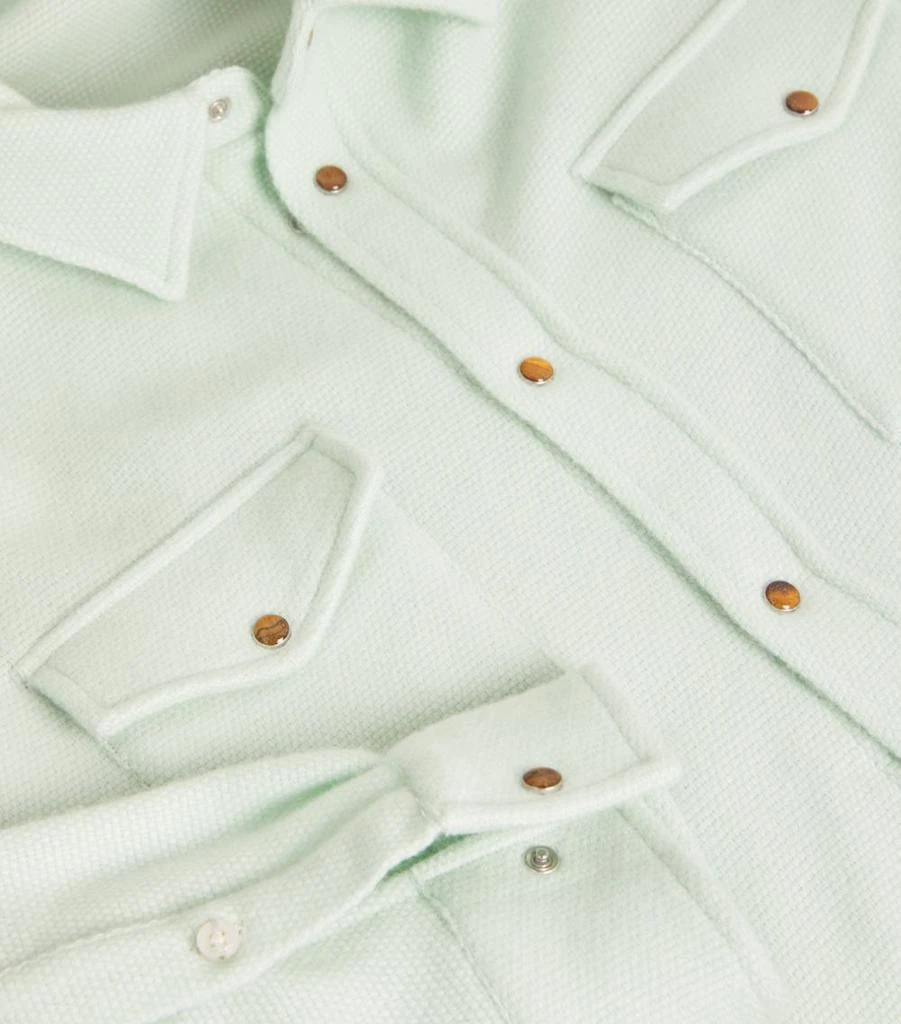 GOD'S TRUE CASHMERE Unisex Cashmere and Tiger Eye Shirt 5