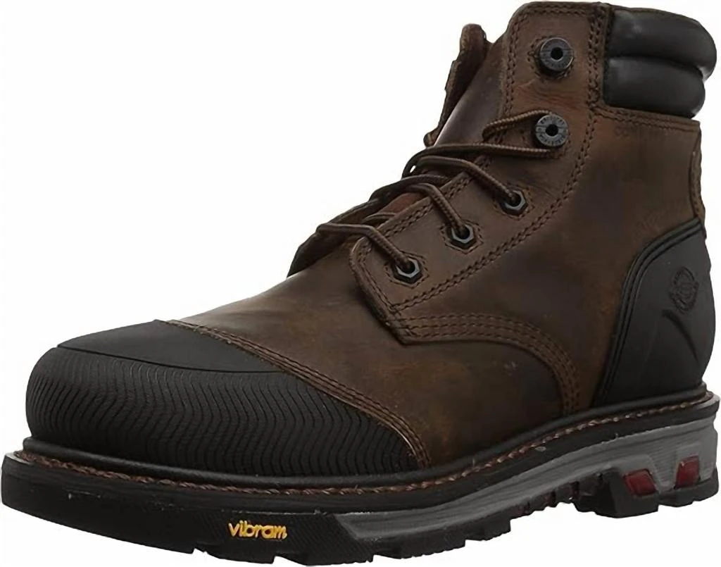 Justin Men's Warhawk 6" Waterproof Nano Comp Toe In Tan 1