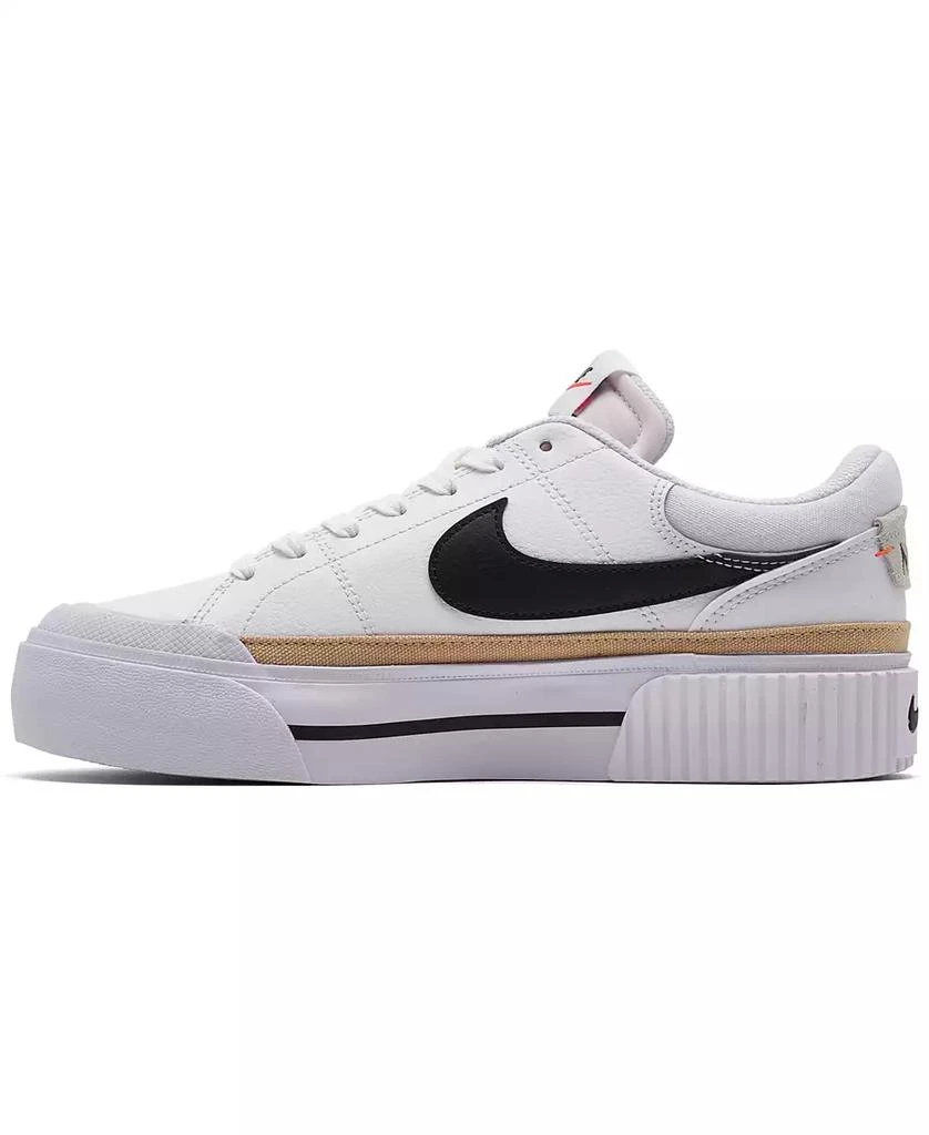 NIKE Women's Court Legacy Lift Platform Casual Sneakers from Finish Line 6