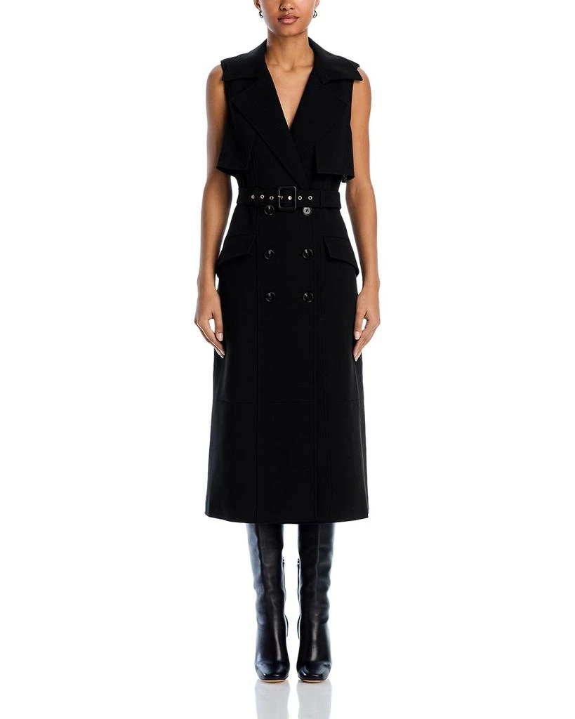 French Connection Azra Sleeveless Trench Dress 3