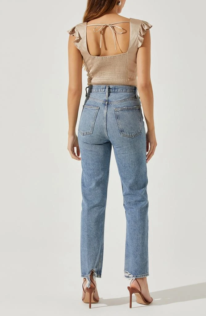 ASTR Milkmaid Cap Sleeve Top 4
