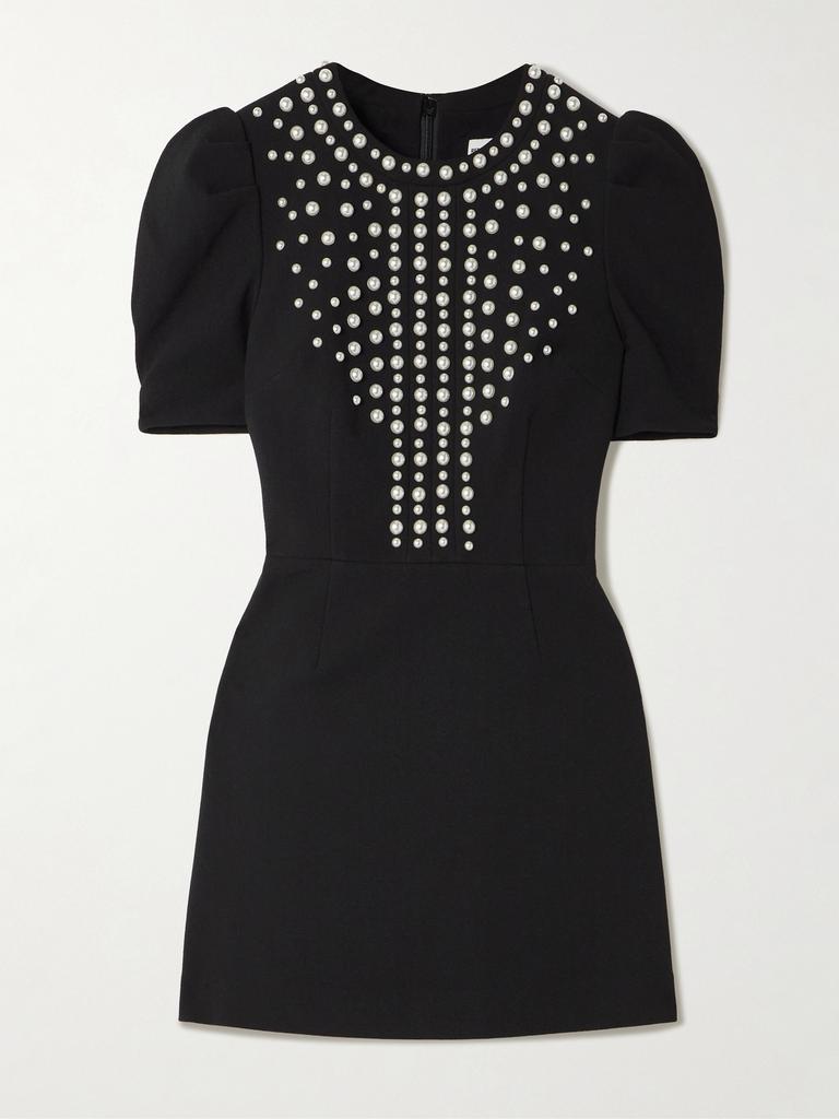 REBECCA VALLANCE Davina feather-trimmed minidress - Dresses