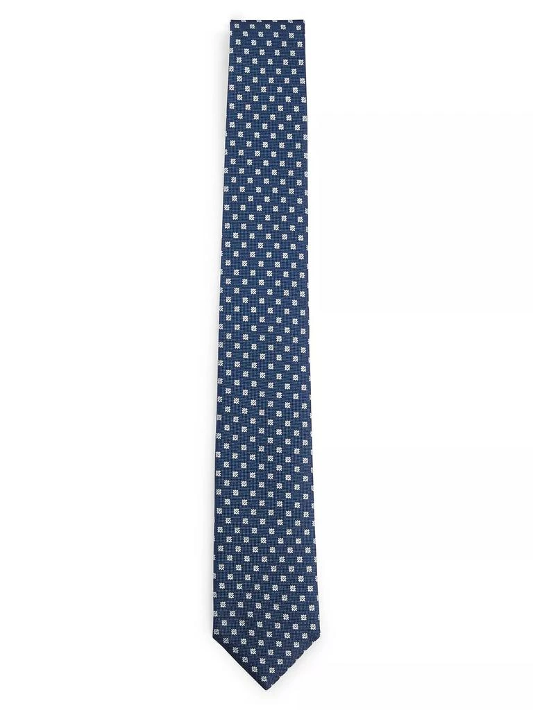 BOSS Silk Tie with Jacquard Woven Pattern 1