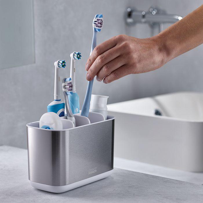 Joseph Joseph EasyStore™ Steel Large Toothbrush Holder