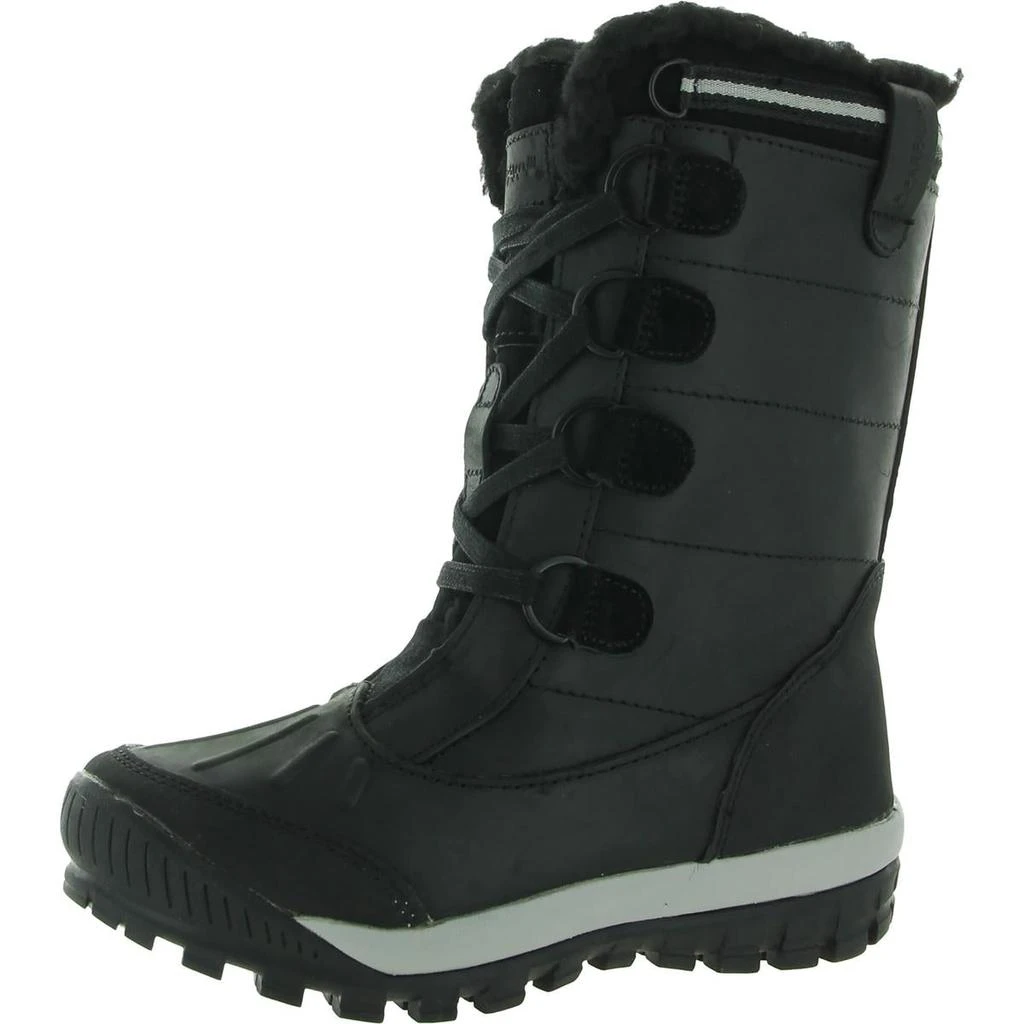 Bearpaw Bearpaw Womens Desdemona Leather Faux Fur Lined Snow Boots 2