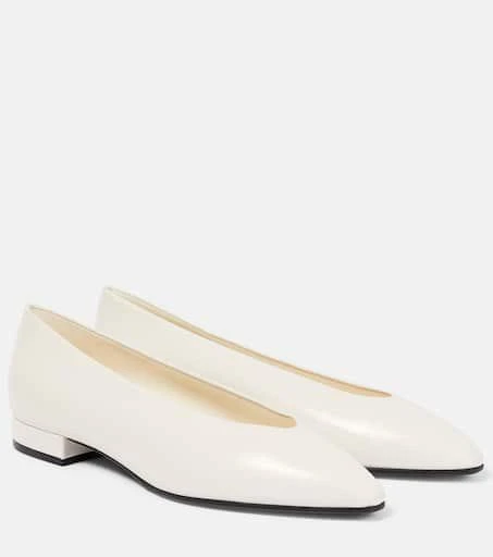 Loro Piana Rebecca leather ballet flats 1