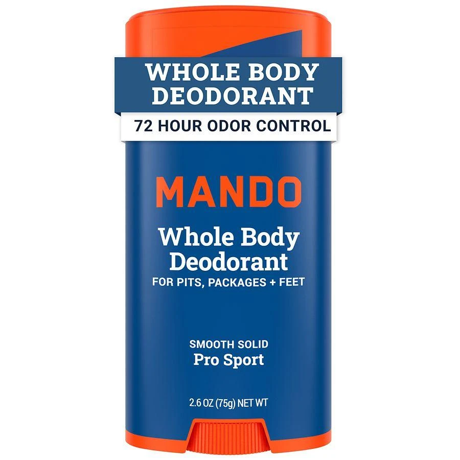Mando Men
s Whole-Body Solid-Stick Aluminum-Free Deodorant