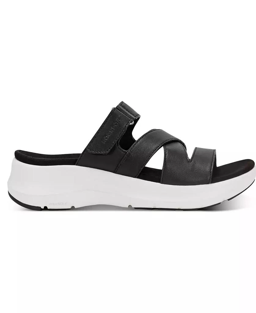 Rockport Women's Qwyn Slip-On Strappy Casual Wedge Sandals 2