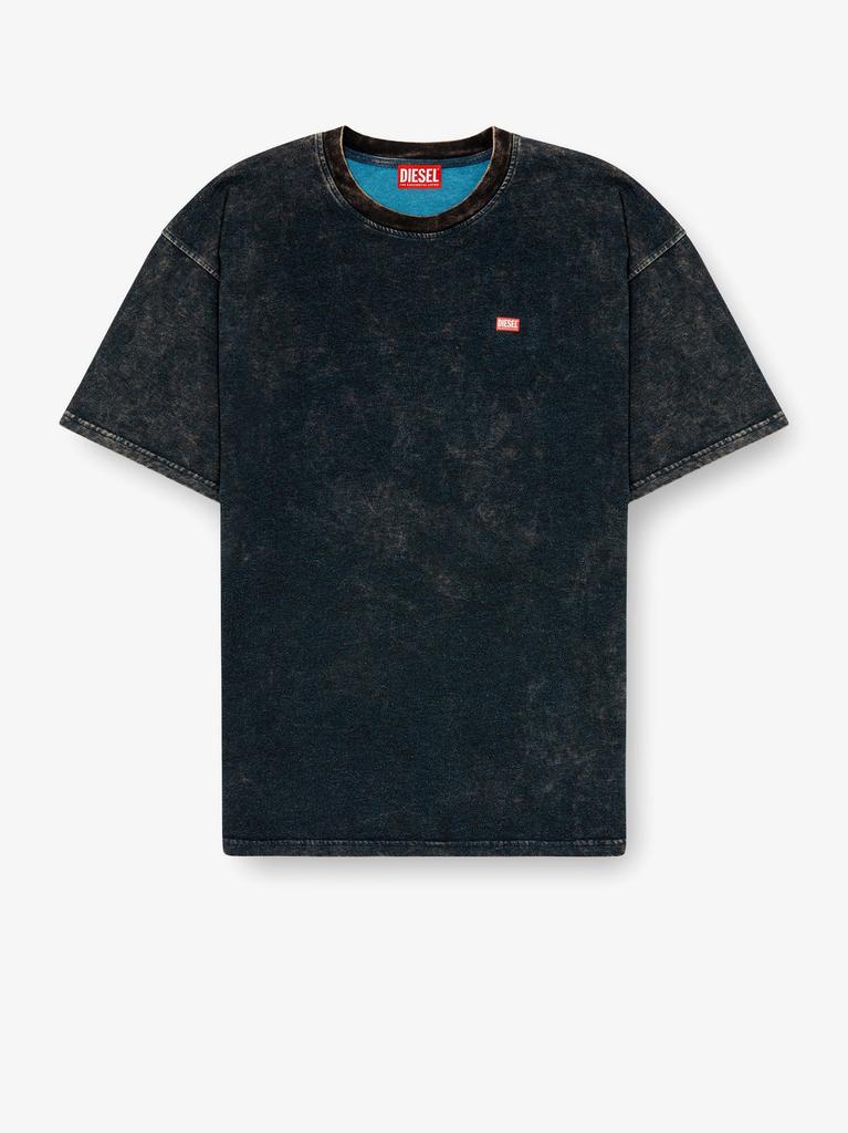 Tシャツ・カットソー Diesel White Cotton T-Miegor-K77 T-Shirt Diesel WHITE COTTON T-MIEGOR-K77 T-SHIRT - T-Shirts