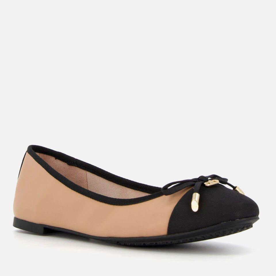 Dune DUNE LONDON WOMEN'S HARTLYN LEATHER BALLET FLATS
