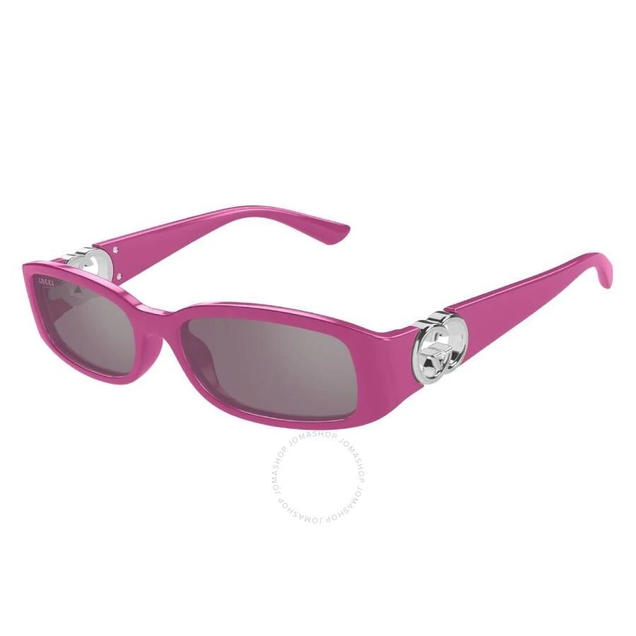 Gucci Pink Rectangular Ladies Sunglasses GG1661S 004 54 2