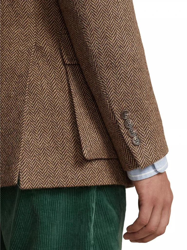 Ralph Lauren RL67 Herringbone Wool Two-Button Sport Coat 6