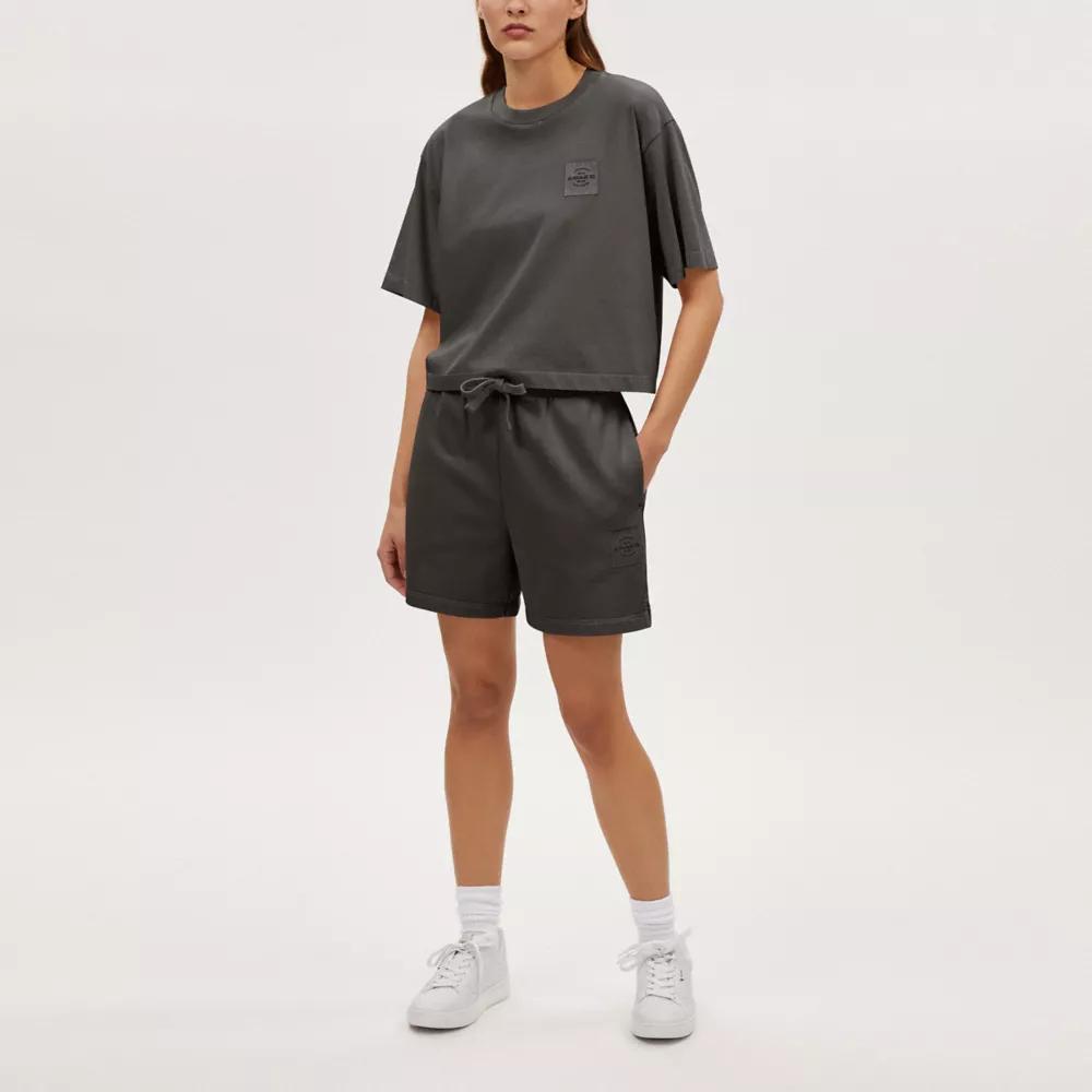 【COACH】Garment Dye Track Shortsショートパンツ Coach Garment Dye Track Shorts - Pants - BeyondStyle