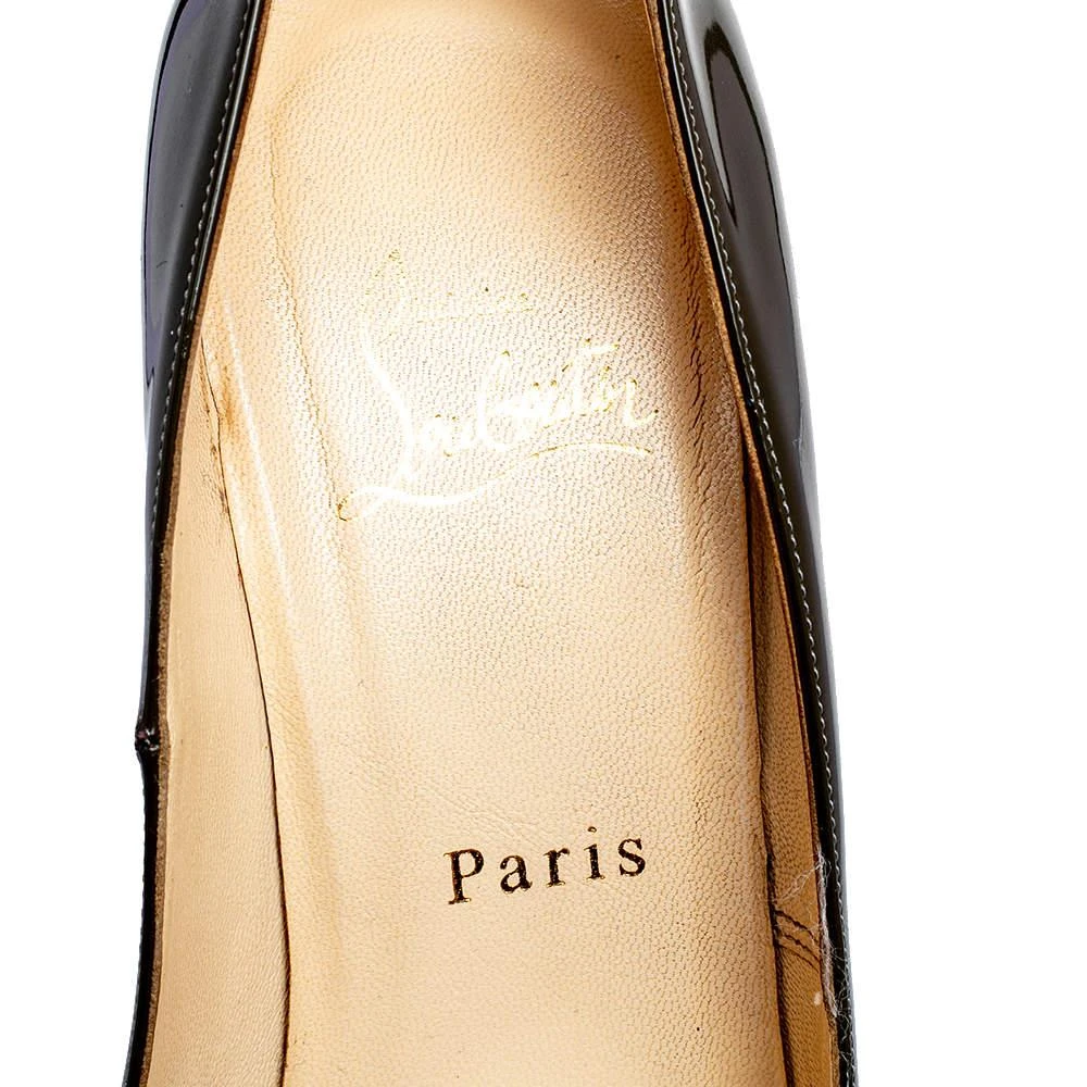 Christian Louboutin Christian Louboutin Green Patent Leather Bianca Pump Size 37 7