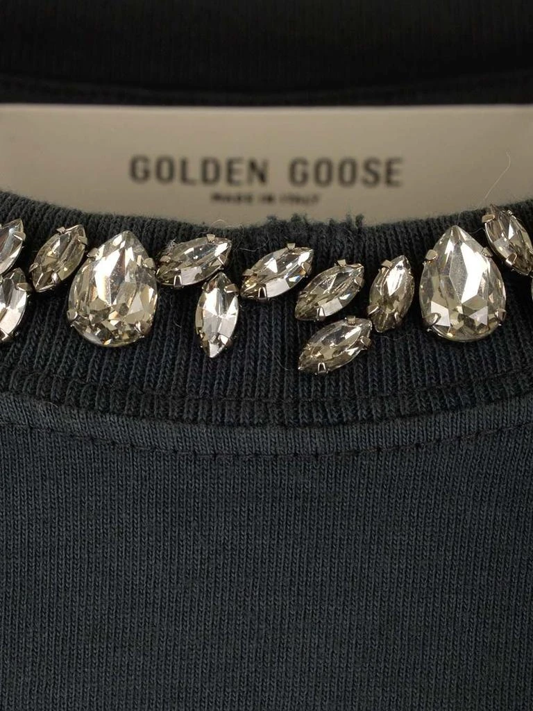 Golden Goose Golden Goose Deluxe Brand Embellished-Neck T-Shirt 4