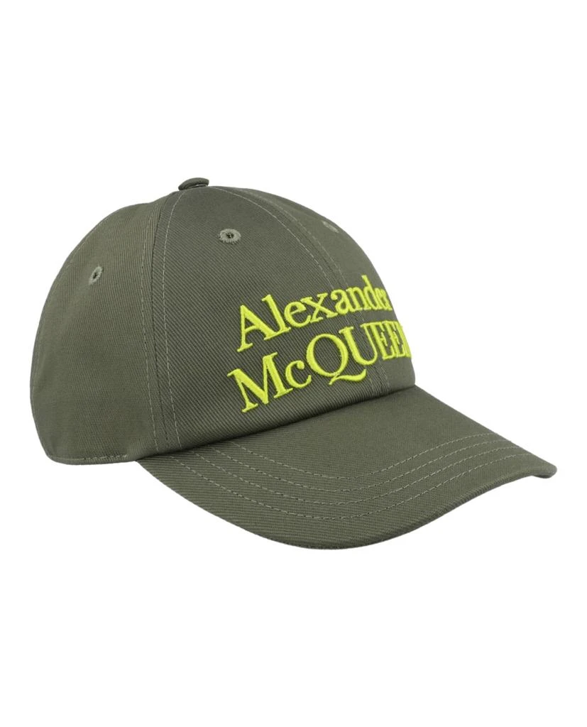 Alexander McQueen Logo Embroidered Baseball Cap 1