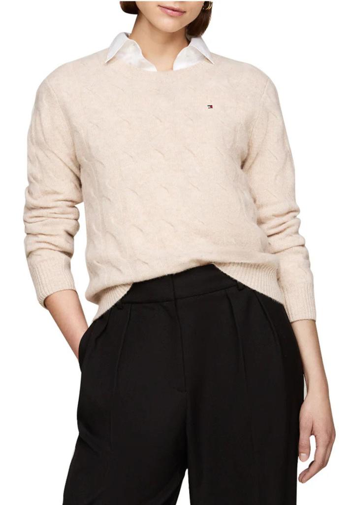 Tommy Hilfiger Tommy Hilfiger SOFT WOOL CABLE SWEATER C-NK