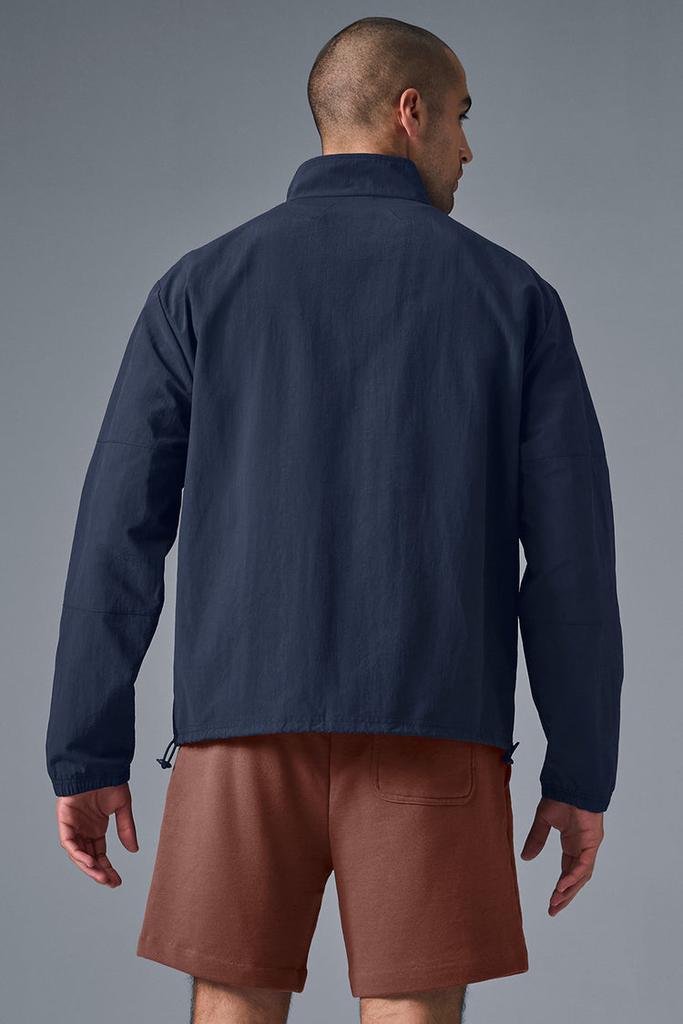 Alo Light Weight Takeaway Track Pullover - Lunar Grey