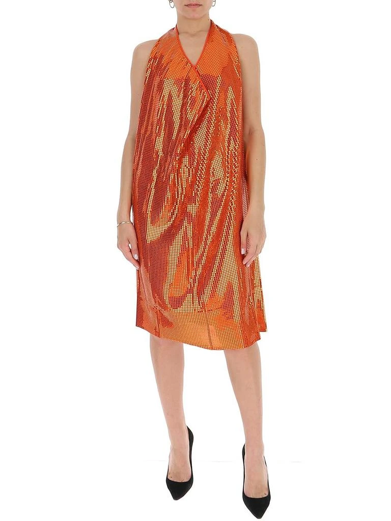 Bottega Veneta Bottega Veneta Sequin Embellished Halterneck Dress 1