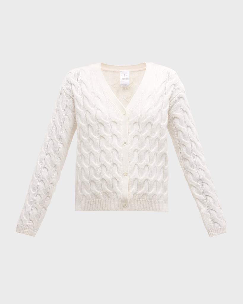 TSE Cashmere Cashmere Cable-Knit Cardigan
