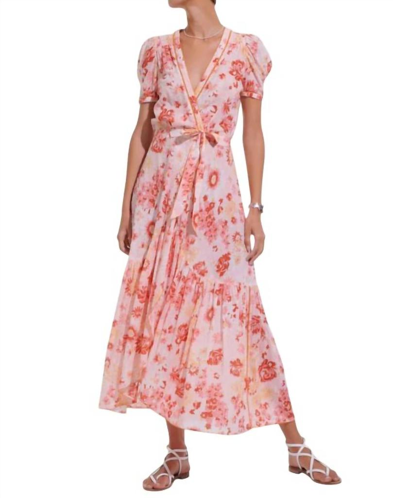 Poupette St Barth Poupette St Barth - Baba Wrap Midi Dress