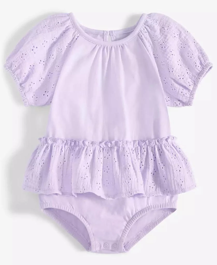 Baby Girls Eyelet-Detail Sunsuit, Exclusively at Macy's – On Sale