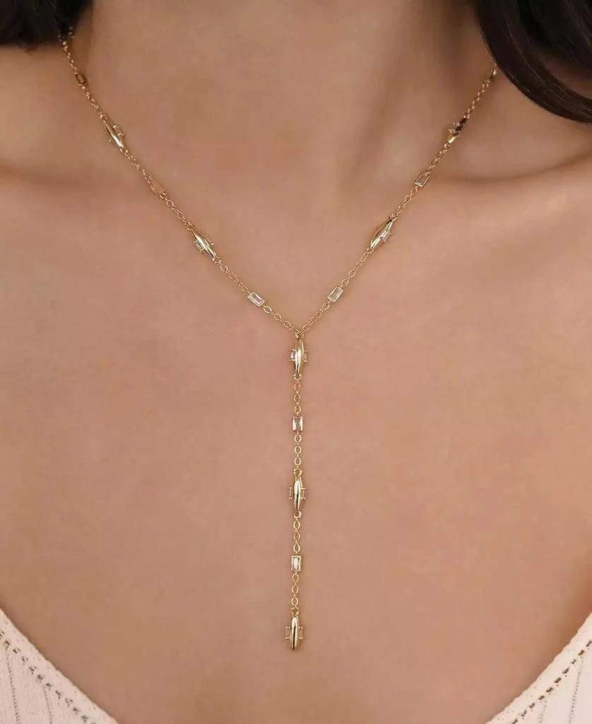 Ettika Jewelry Oval Dome Lariat Necklace 3