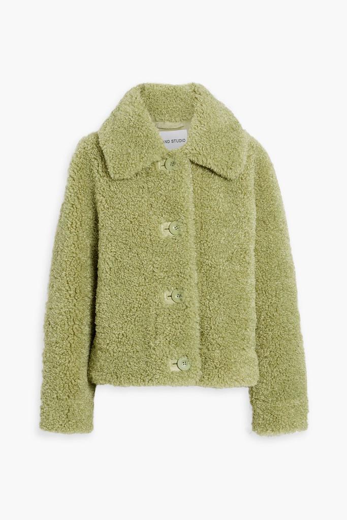 STAND STUDIO Olive green nylon Abbie padded jacket Olive