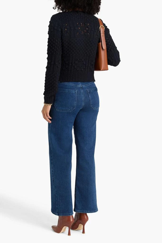 FRAME Le Slim Palazzo high-rise wide-leg jeans 3